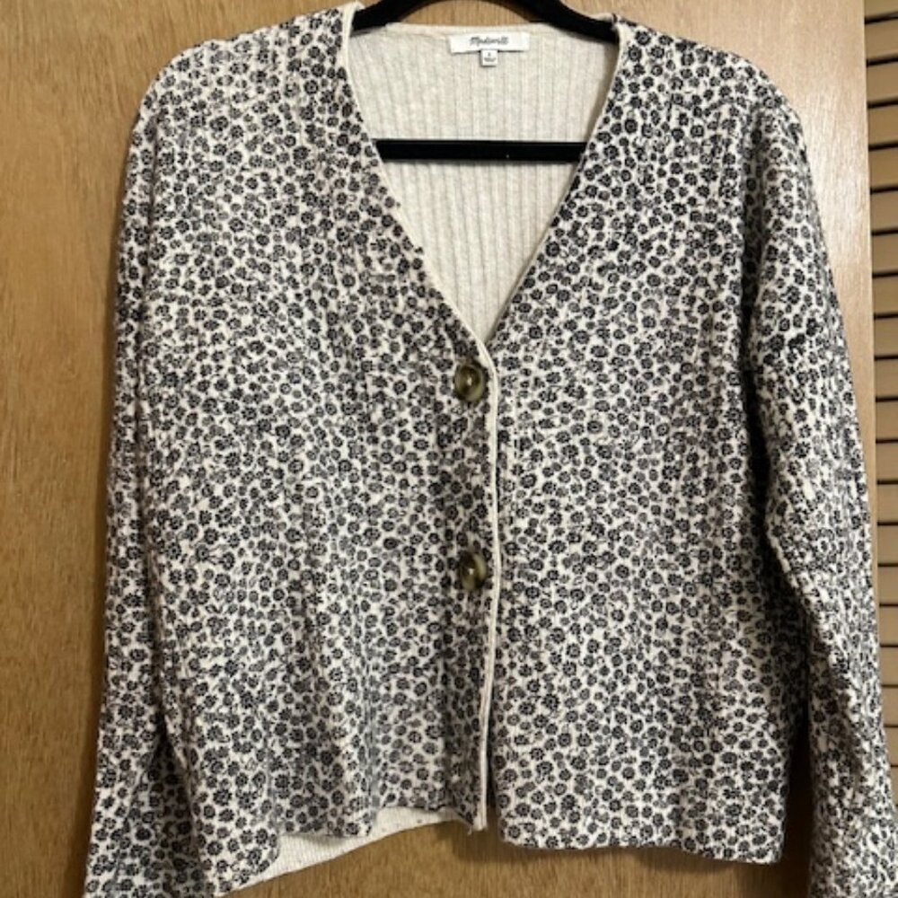 Madewell Floral Cardigan